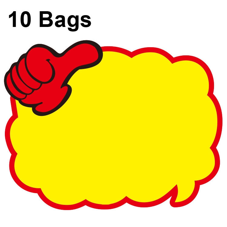 10봉지 18x14cm 폭발 스티커 제품 가격표 슈퍼마켓 가격 라벨, WM-101, WM-102, WM-103, WM-105, WM-106, WM-107, WM-108, WM-109, WM-10, WM-111, WM-12, WM-113, XD-028, XD-022, XD-009, XD-047, XD-051, XD-069