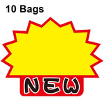 10봉지 9x7cm 폭발 스티커 제품 가격 태그 슈퍼마켓 가격 라벨, WM-301, WM-302, WM-303, WM-305, WM-306, WM-307, WM-308, WM-309, WM-310, WM-311, WM-312, WM-313, WM-314