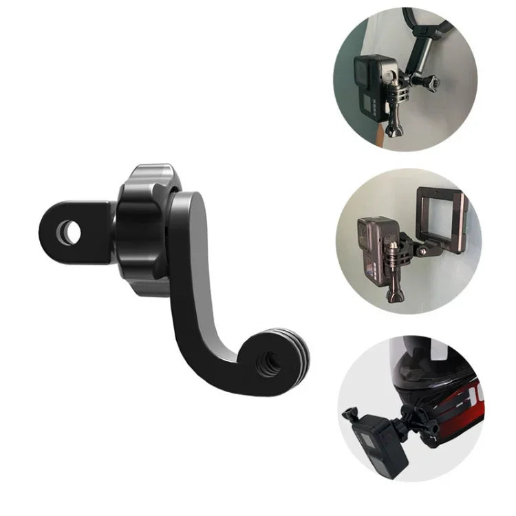 GoPro Hero11 Black / HERO10 Black /9 Black /8 Black /7 /6 /5 /5 Session /4 Session /4 /3+ /3 /2 /1, DJI Osmo Action 및 기타 액션 카메라용 2개 세트 ST-06 기본 스트랩 마운트 표면 버클, 중앙 촬영 어댑터(2개 세트)