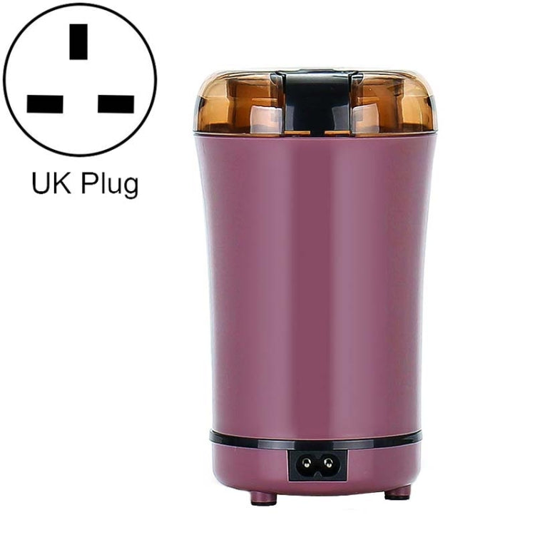 M150A 스테인리스 전기 미니 커피 그라인더 곡물 콩 분쇄기, 사양:, 미국 플러그 (보라색), 미국 플러그 (검정), 미국 플러그 (흰색), EU 플러그 (흰색), EU 플러그 (보라색), UK 플러그 (흰색), UK 플러그 (검정), UK 플러그 (보라색)