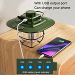 LY02 LED 레트로 랜턴 손 텐트 램프 USB 충전 캠핑 조명, LY02 녹색, LY02 흰색, LY02 검정