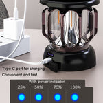 LH-B46 LED 레트로 텐트 조명 편리한 USB 충전 캠핑 조명, LH-B46 흰색, LH-B46 녹색, LH-B46 검정
