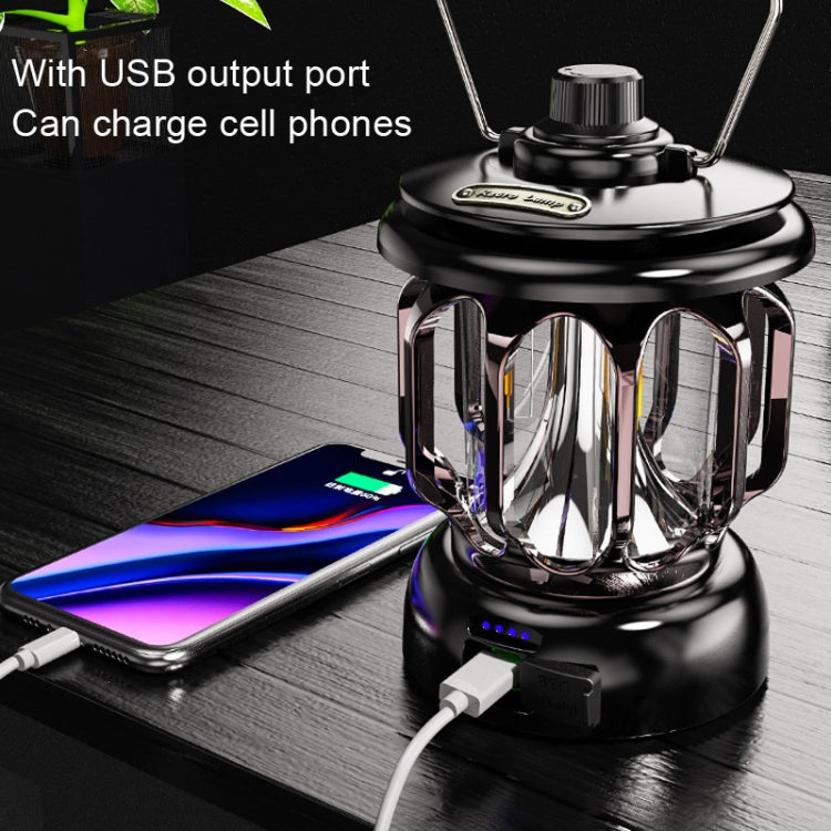 LH-B46 LED 레트로 텐트 조명 편리한 USB 충전 캠핑 조명, LH-B46 흰색, LH-B46 녹색, LH-B46 검정