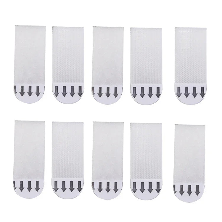 Picture Hanging Strips Hook and Loop Tape Picture Hanger 9.5x2cm, 4.5x1.7cm, 9.5x2cm