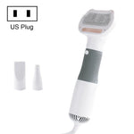 3-in-1 600W 반려동물 전기 고풍량 털 제거 송풍 빗, 규격:, 미국 플러그 110V, 유럽 플러그 220V, 영국 플러그 220-240V