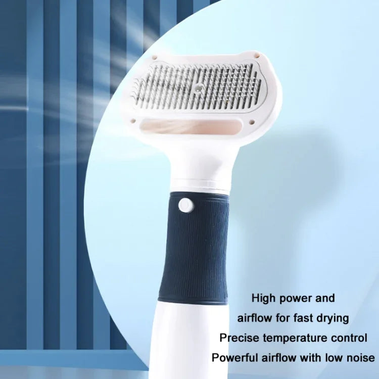 3-in-1 600W 반려동물 전기 고풍량 털 제거 송풍 빗, 규격:, 미국 플러그 110V, 유럽 플러그 220V, 영국 플러그 220-240V