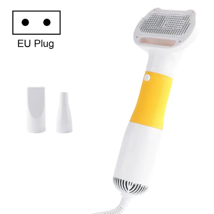 3-in-1 600W 반려동물 전기 고풍량 털 제거 송풍 빗, 규격:, 미국 플러그 110V, 유럽 플러그 220V, 영국 플러그 220-240V