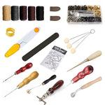 Handmade Leather DIY Tool Set Sewing Craft Tool Set, ER103 28 In 1