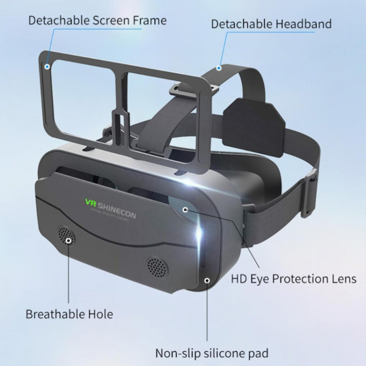 VRSHINECON G13 가상 현실 VR 안경 휴대폰 영화 게임 3D 디지털 안경, G13