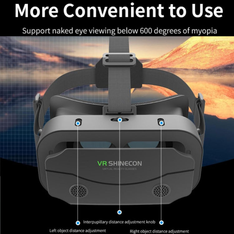 VRSHINECON G13 가상 현실 VR 안경 휴대폰 영화 게임 3D 디지털 안경, G13