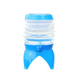 Outdoor Camping Portable Car Retractable Folding Bucket With Faucet, Capacity:, 5.5L, 7.5L