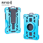 AirTag 2세대 / AirTag 1세대용 카드 홀더 메탈 도난 방지 RFID 지갑, ak-4 A 블랙, ak-4 A 블루, ak-4 A 실버, ak-4 A 그레이, ak-4 B 블랙, ak-4 B 실버, ak-4 B 블루, ak-4 B 그레이