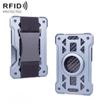 AirTag 2세대 / AirTag 1세대용 카드 홀더 메탈 도난 방지 RFID 지갑, ak-4 A 블랙, ak-4 A 블루, ak-4 A 실버, ak-4 A 그레이, ak-4 B 블랙, ak-4 B 실버, ak-4 B 블루, ak-4 B 그레이