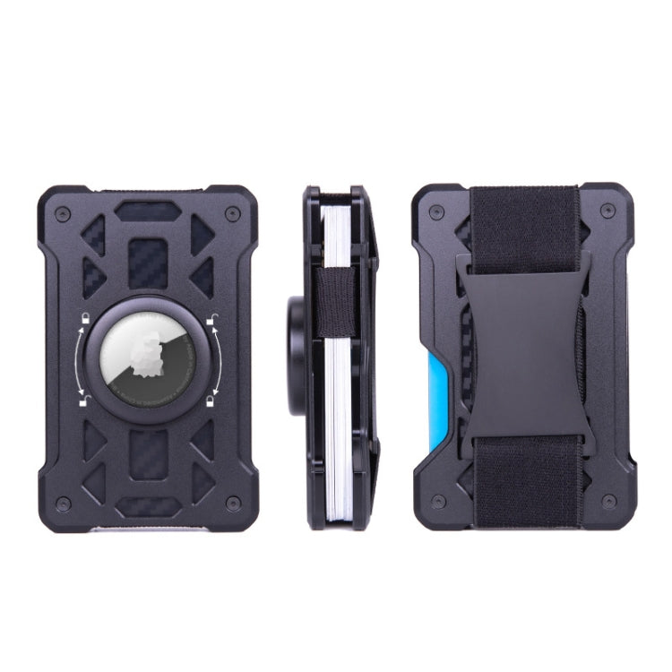 AirTag 2세대 / AirTag 1세대용 카드 홀더 메탈 도난 방지 RFID 지갑, ak-4 A 블랙, ak-4 A 블루, ak-4 A 실버, ak-4 A 그레이, ak-4 B 블랙, ak-4 B 실버, ak-4 B 블루, ak-4 B 그레이
