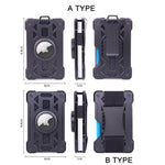 AirTag 2세대 / AirTag 1세대용 카드 홀더 메탈 도난 방지 RFID 지갑, ak-4 A 블랙, ak-4 A 블루, ak-4 A 실버, ak-4 A 그레이, ak-4 B 블랙, ak-4 B 실버, ak-4 B 블루, ak-4 B 그레이