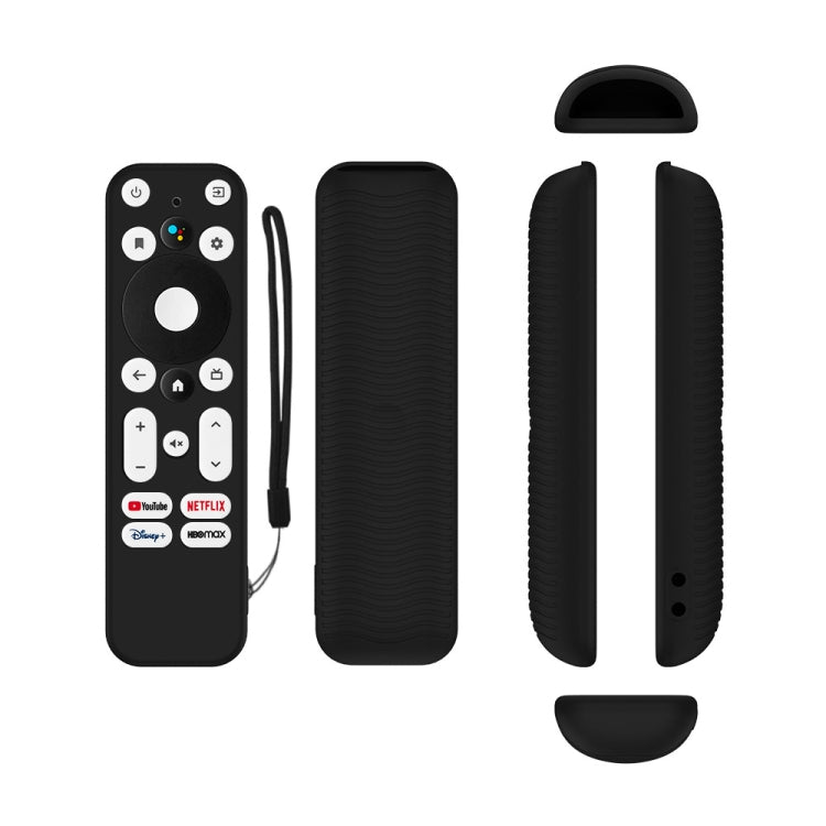 Y55 ONN 안드로이드 TV 4K UHD 스트리밍 기기용 낙하 방지 실리콘 리모컨 커버
