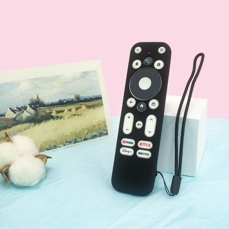 Y55 ONN 안드로이드 TV 4K UHD 스트리밍 기기용 낙하 방지 실리콘 리모컨 커버
