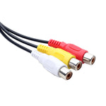 USB to 3 RCA 버스 1 수컷 3 암컷 AV 오디오 케이블, 25cm, 1.5m