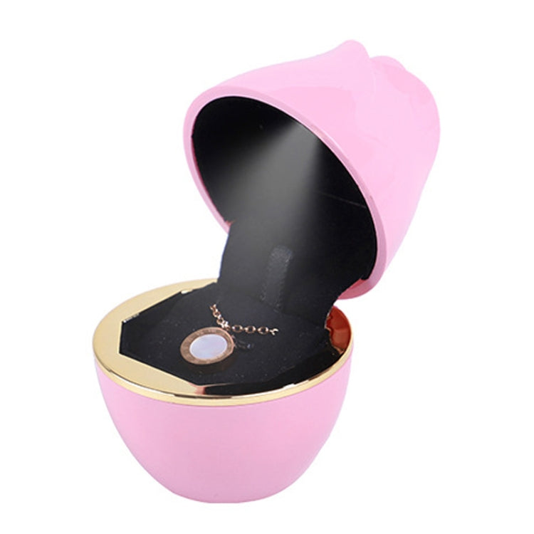 017257 장미 모양 LED 스포트라이트 반지 목걸이 보관함 보석 없음, 사양:, 017257 펜던트(로열 블루), 017257 펜던트(화이트), 017257 펜던트(핑크), 017257 펜던트(그린), 017257 반지(레드), 017257 반지(로열 블루), 017257 반지(화이트)