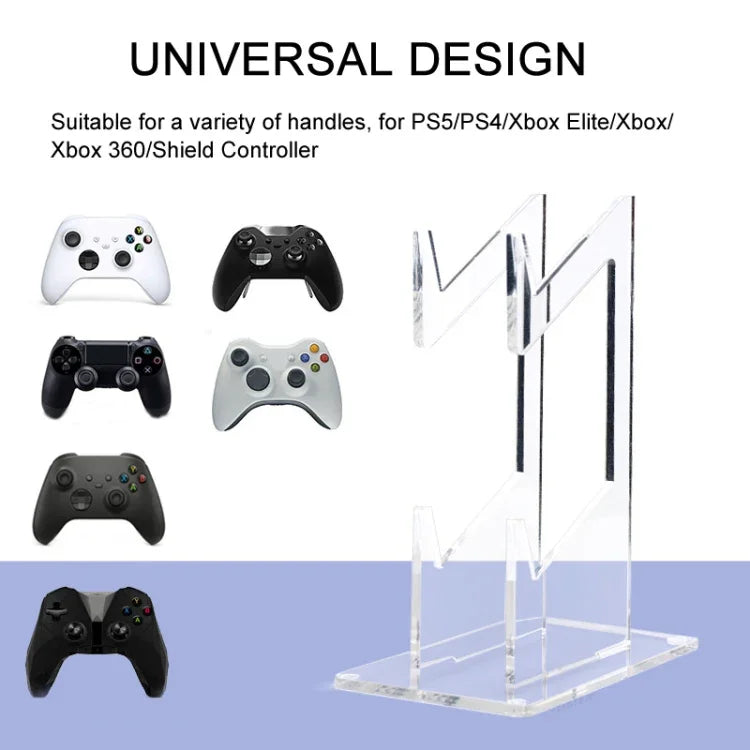 Acrylic Double Layer Game Handle Storage Bracket for PS4/ PS5/PS3, For PS4/ PS5/PS3
