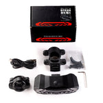 SF31 자전거 스마트 브레이크 후미등 USB 알림기 야간 라이딩 산악 차량 회전 LED 후미등, SF31 신형 리모컨 포함