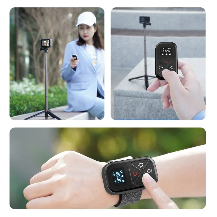 TELESIN T10 80m 블루투스 리모컨 GoPro Hero11 Black / HERO10 Black / HERO9 Black / HERO8 Black /Max용, GoPro용