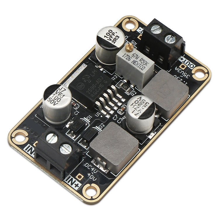 LM2596-ADJ DC-DC 가변 스텝다운 전원 모듈 4V-40V에서 1.23-35V 3A 스테레오타입 보드, LM2596-ADJ 4V-40V에서 1.23-35V