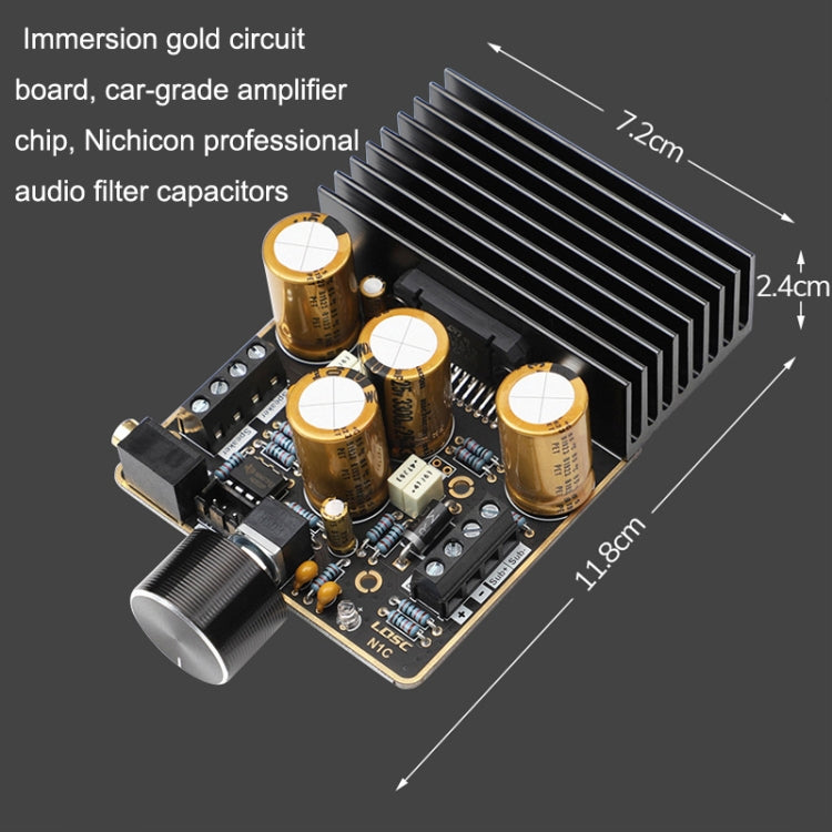 TDA7850 앰프 보드 2.1 채널 2x80W 자동차 AB 타입 앰프 모듈 DIY 고출력 120W 베이스, TDA7850