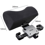 A09 5D Car Universal Adjustment U-shaped Memory Foam Headrest, U-shaped (Black), U-shaped (Gray), U-shaped (Brown), With Stand  (U-shaped)