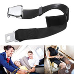 Two Point Aircraft Buckle Adjustable Seat Belt Extended Band, Aircraft Buckle Seat Belt(Black), Aircraft Buckle Seat Belt(Gray)