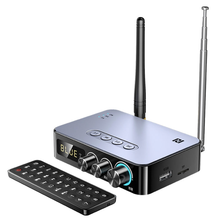 M9 Pro 5.1 블루투스 수신기 발신기 FM 라디오 4-in-1 NFC 오디오 어댑터, M9 Pro