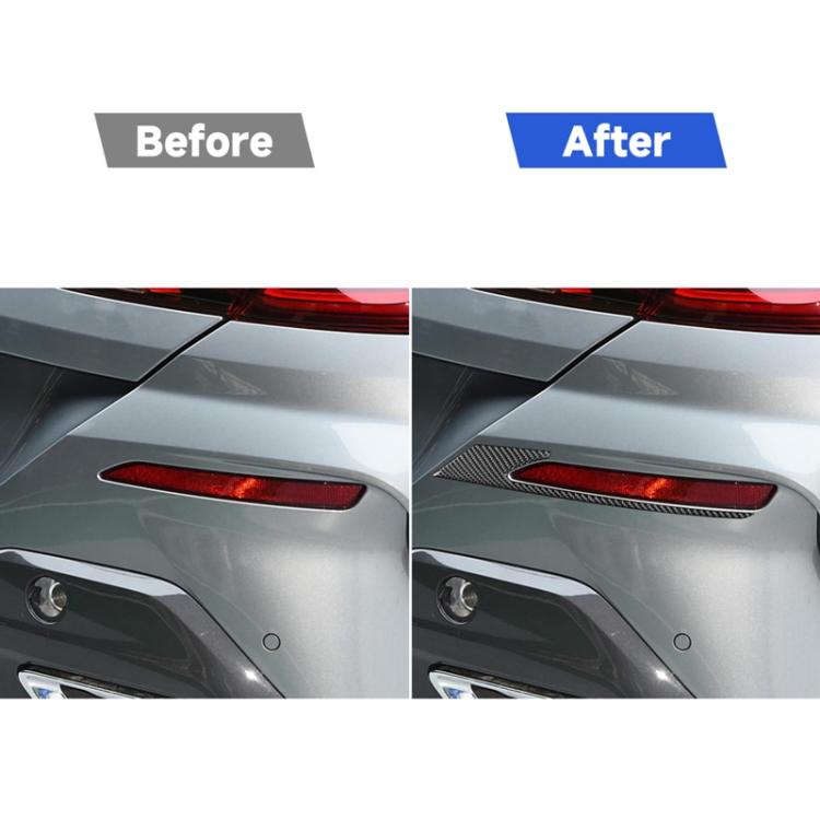 For 2019-2024 BMW 8 Series G14 Left and Right Drive 2pcs /Set Rear Fog Light Eyebrow Sticker