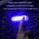 Motorcycle Electric Car Anti-Rear Collision Solar Strobe Warning Light, Red Light, Blue Light, Colorful Light, Bright Colorful Light