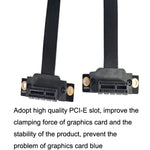 PCI-E 3.0 1X 90도 그래픽 카드 / 무선 네트워크 카드 연장 케이블, 케이블 길이:, 5cm, 10cm, 15cm, 20cm, 25cm, 30cm, 40cm, 50cm