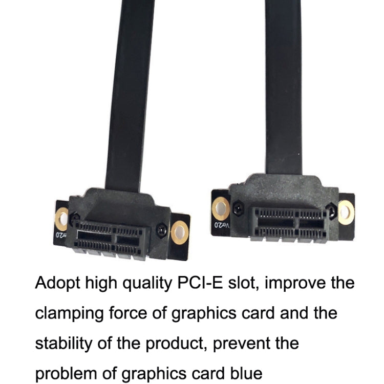 PCI-E 3.0 1X 90도 그래픽 카드 / 무선 네트워크 카드 연장 케이블, 케이블 길이:, 5cm, 10cm, 15cm, 20cm, 25cm, 30cm, 40cm, 50cm