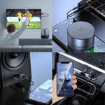 RX-TX-413 USB 블루투스 수신 발신 2-in-1 어댑터, RX-TX-413 블랙, RX-TX-413 화이트