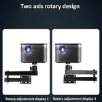 Wall-mounted Projector Bracket Foldable Telescopic Arm Wall Stand, Projector Bracket