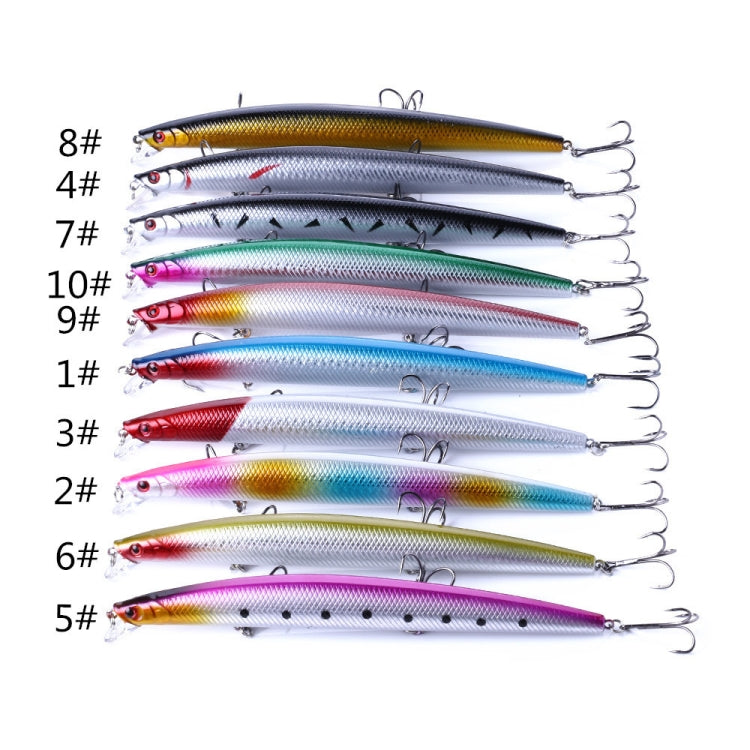 HENGJIA MI101 18cm 26g 원거리 캐스팅 바다 낚시 미노우 미끼, MI101 (4), MI101 (6), MI101 (7), MI101 (8), MI101 (9), MI101 (10), MI101 (5), MI101 (1), MI101 (2), MI101 (3), MI101 (10가지 색상)