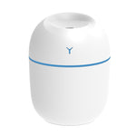 USB 미니 데스크탑 컬러풀 야간등 차량용 가습기, 규격:, 250ml (Y-화이트), 250ml (Y-핑크), 250ml (Y-블루), 220ml (Y2-화이트), 220ml (Y2-핑크), 220ml (Y2-블루)