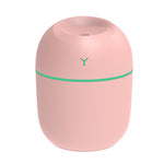 USB 미니 데스크탑 컬러풀 야간등 차량용 가습기, 규격:, 250ml (Y-화이트), 250ml (Y-핑크), 250ml (Y-블루), 220ml (Y2-화이트), 220ml (Y2-핑크), 220ml (Y2-블루)