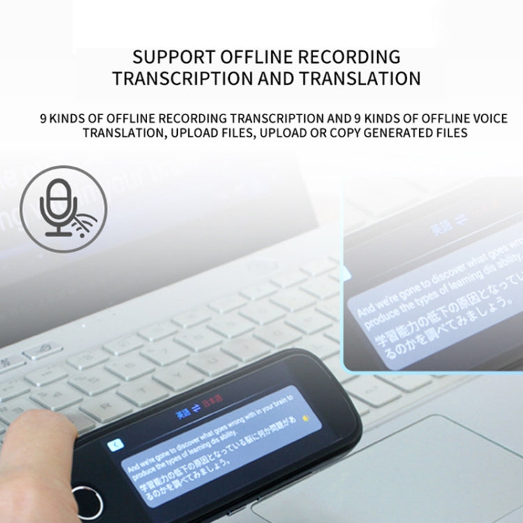 Hishell 3.5인치 오프라인 사진 스캔 펜 사전 번역 녹음 펜, S40