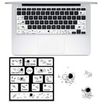 Macbook Air용 5개입 노트북 키보드 PVC 스티커