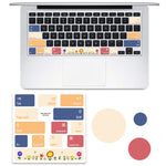 Macbook Air용 5개입 노트북 키보드 PVC 스티커