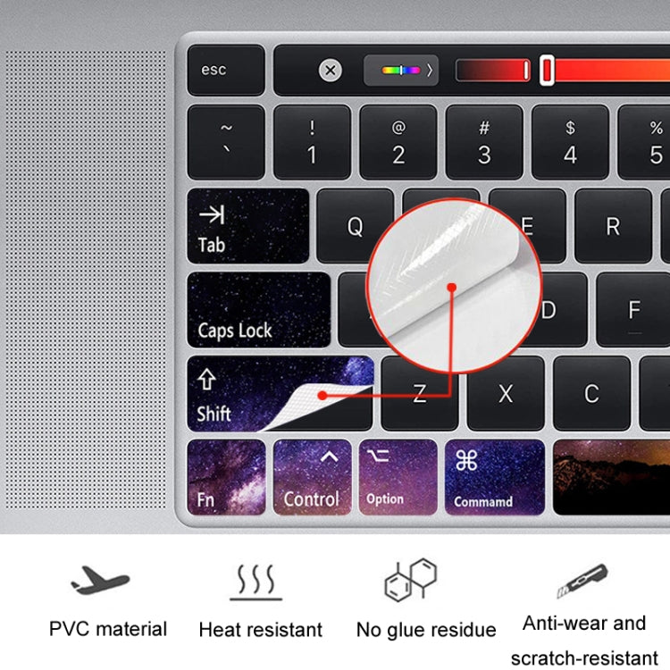 Macbook Air용 5개입 노트북 키보드 PVC 스티커