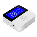 Tuya WIFI 온습도 센서 2.9인치 LCD 디스플레이 포함, 사양: 센서만, 감지선 포함