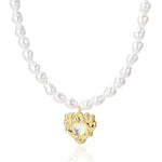 Ladies Temperament Necklace Collarbone Chain, N2209-2 Light Drilling Love, N2209-11 Colorful Love, N2209-5 Double-layer Green Love, N2209-1 Twist Stick Square Pearl, N2209-6 Oval White Flower, N2209-7 Long White Flower, N2209-9 Bow