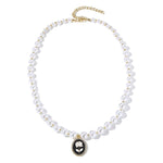 Ladies Temperament Necklace Collarbone Chain, N2209-2 Light Drilling Love, N2209-11 Colorful Love, N2209-5 Double-layer Green Love, N2209-1 Twist Stick Square Pearl, N2209-6 Oval White Flower, N2209-7 Long White Flower, N2209-9 Bow