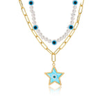Ladies Temperament Necklace Collarbone Chain, N2209-2 Light Drilling Love, N2209-11 Colorful Love, N2209-5 Double-layer Green Love, N2209-1 Twist Stick Square Pearl, N2209-6 Oval White Flower, N2209-7 Long White Flower, N2209-9 Bow