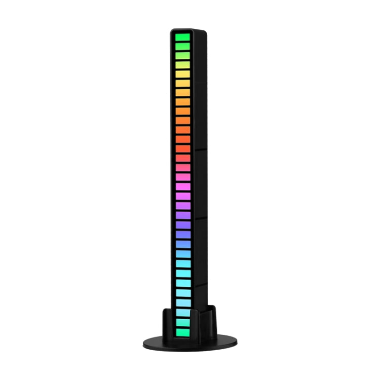 RGB 사운드 제어 리드미컬 반응 조명 음악 분위기 LED 픽업 조명, 충전식, 플러그인
