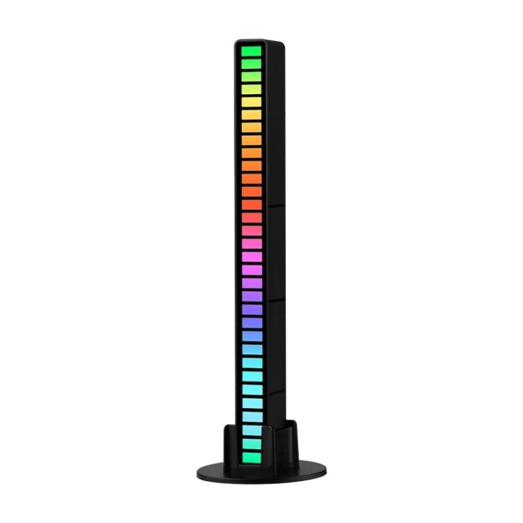 RGB 사운드 제어 리드미컬 반응 조명 음악 분위기 LED 픽업 조명, 충전식, 플러그인